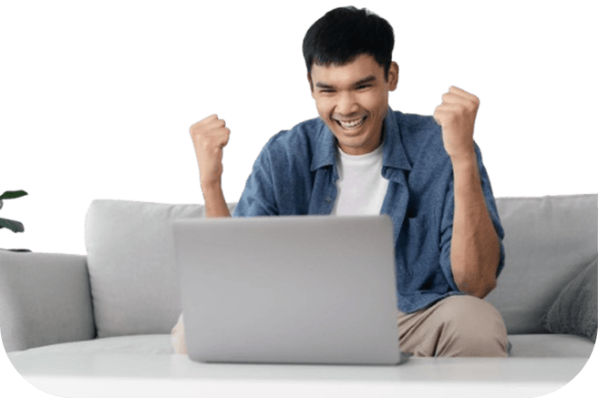 Professional working on laptop